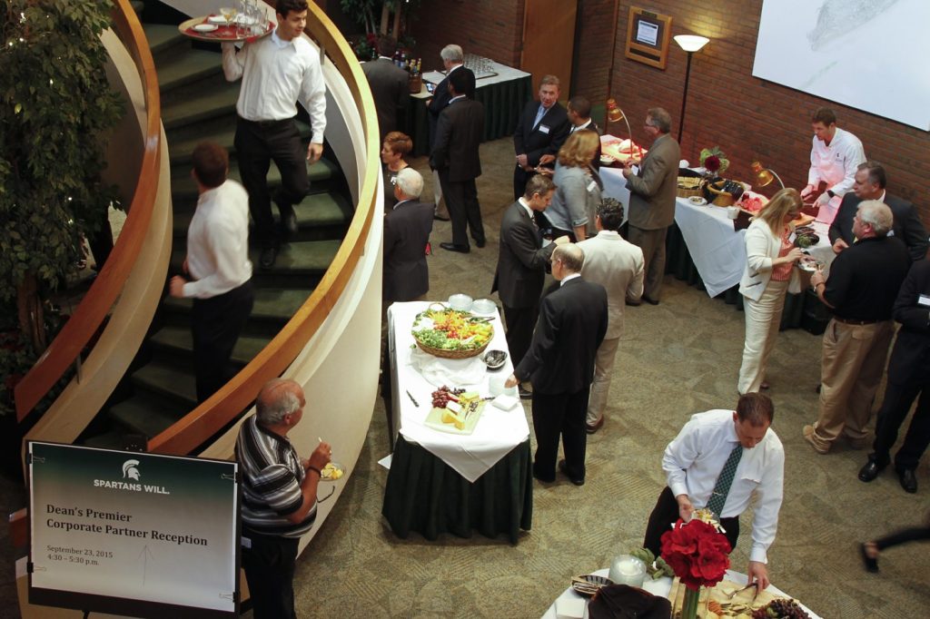 Professional reception, special events, meetings